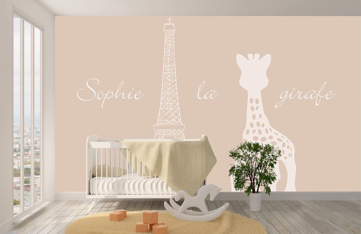 wallpaper Sophie la girafe® à Paris 3