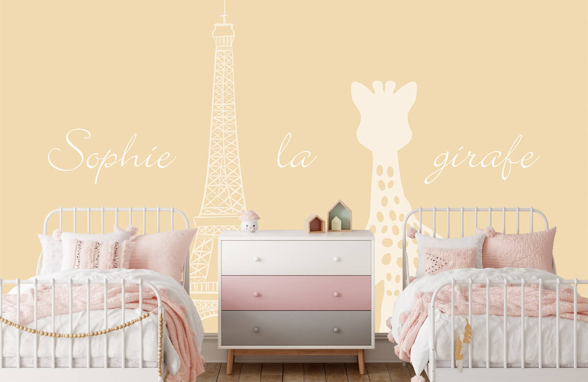 wallpaper Sophie la girafe® à la Tour Eiffel 6