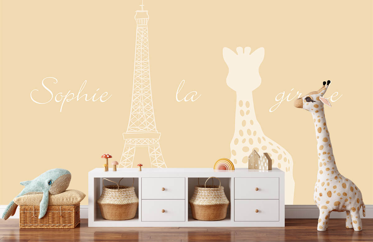 wallpaper Sophie la girafe® à la Tour Eiffel 7