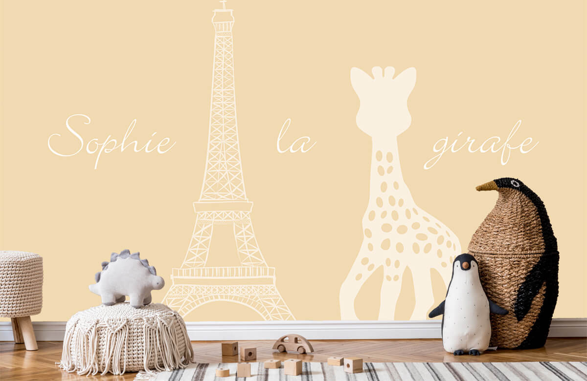 wallpaper Sophie la girafe® à la Tour Eiffel 9