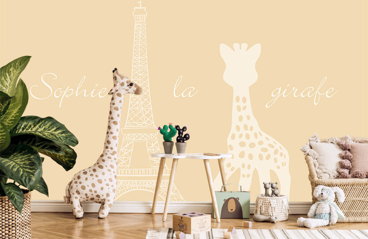 wallpaper Sophie la girafe® à la Tour Eiffel 10