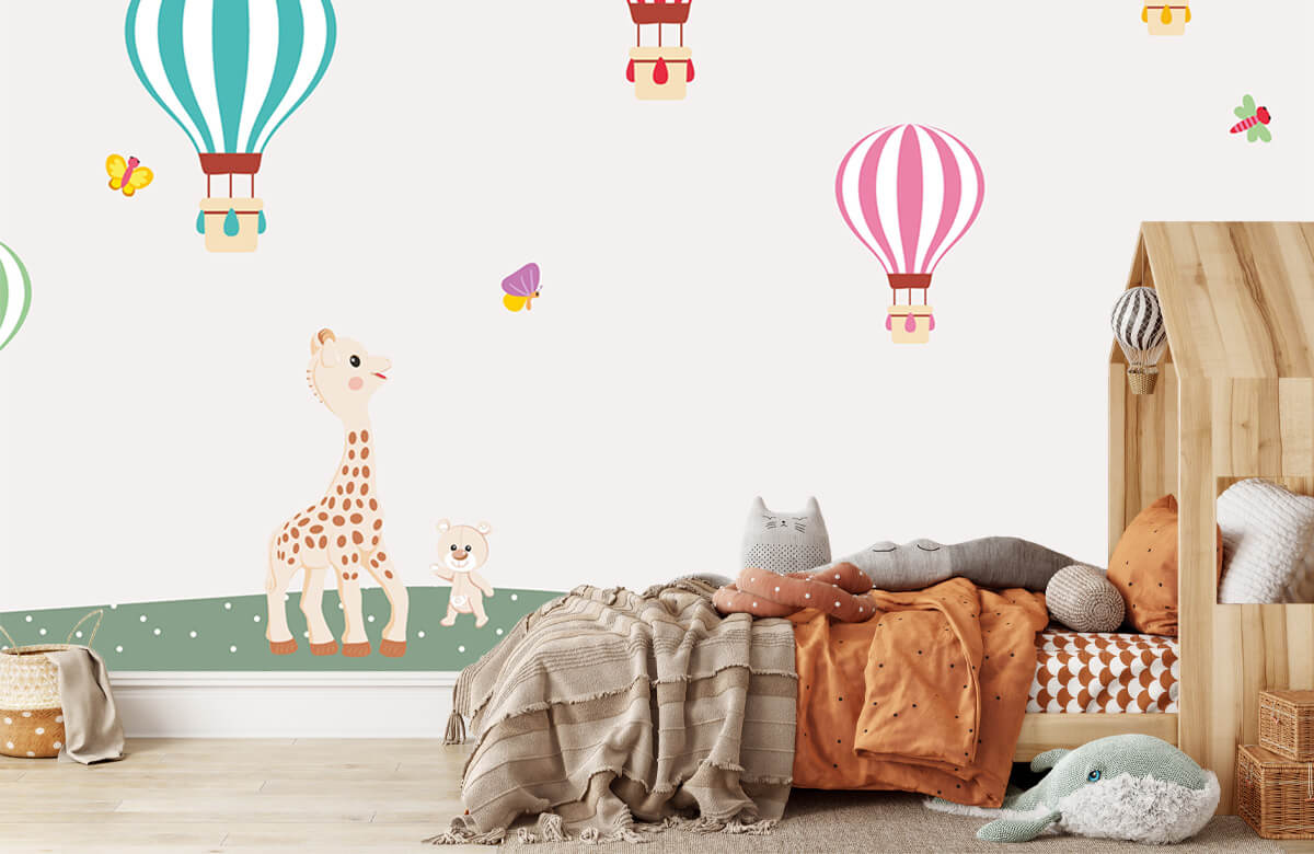 wallpaper Des montgolfières colorées 5