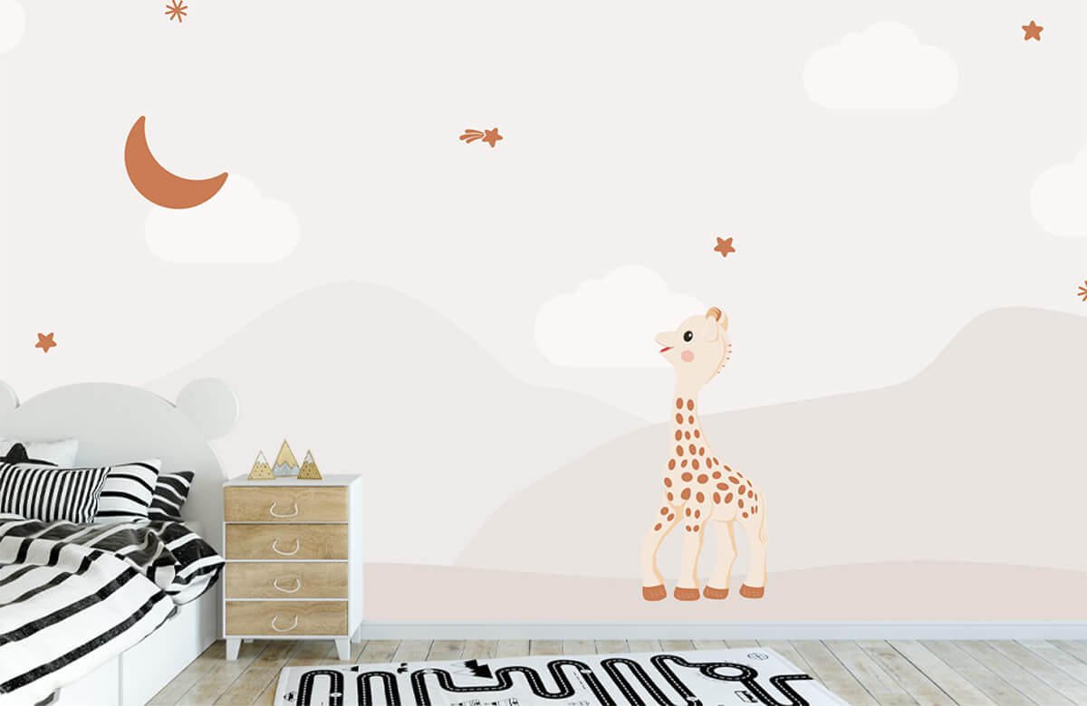 wallpaper Sophie la girafe® la nuit 1