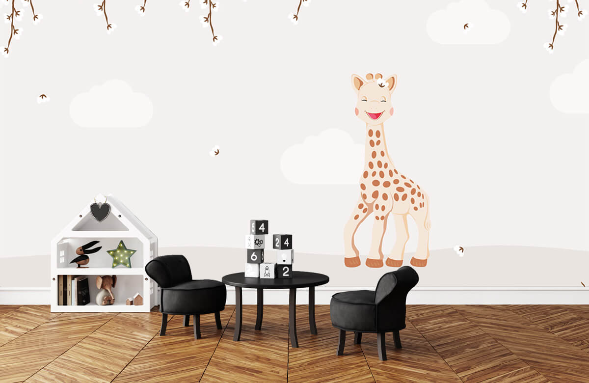 wallpaper Sophie la girafe® chez blossom 2